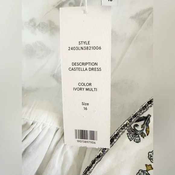 Veronica Beard Castella Floral Boho Midi Dress - Picture 14 of 16